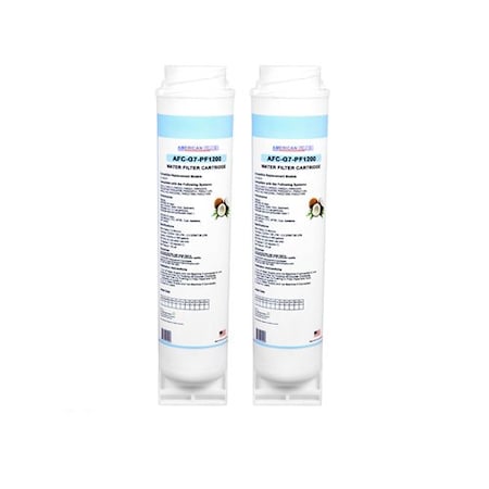AFC Brand AFC-G7-PF1200, Compatible To GE PNRQ20FWW Water Filters (3PK) Made By AFC